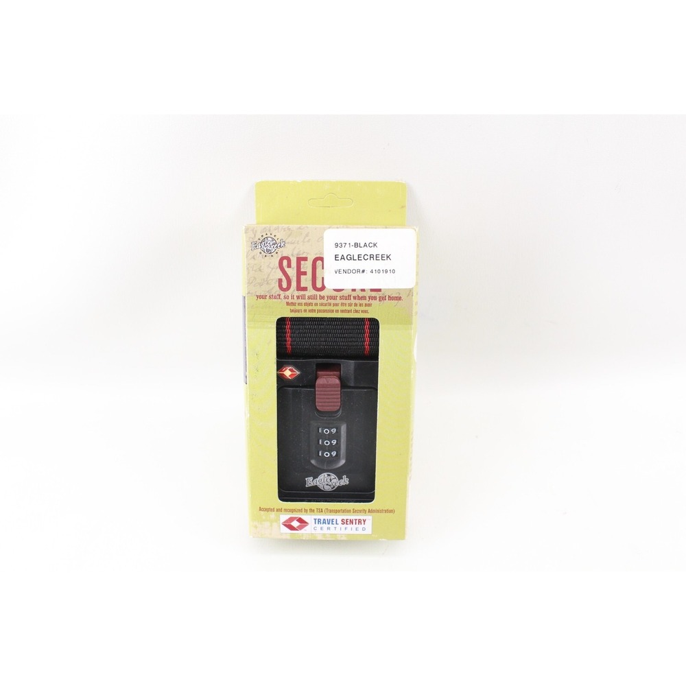 Eagle Creek TSA Security‎ Strap Travel Luggage Suitcase Combination Lock Nylon